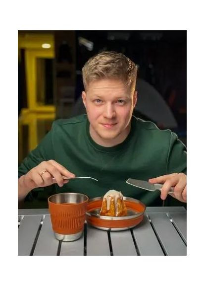 Миска складная Detour Stainless Steel Collapsible Bowl, Beluga Black, L Sea To Summit (334669595)