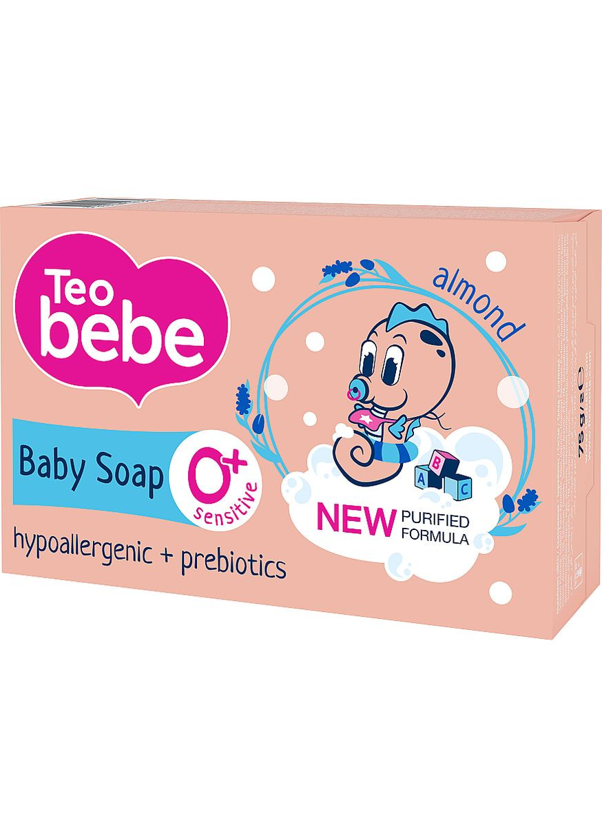 Дитяче тверде мило з мигдалевою олією Bebe Sensitive 75g (642645-25921) TEO (368648494)
