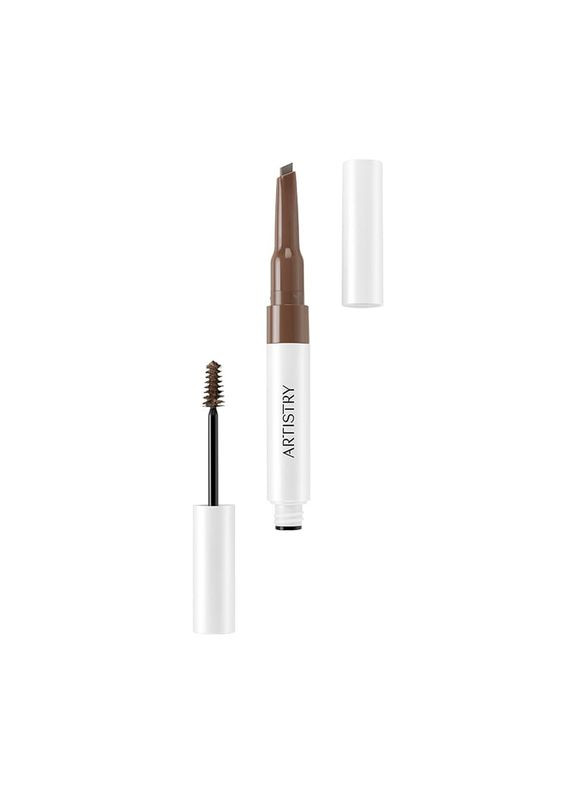 Artistry™ Go Vibrant™ Водостойкий карандаш-гель для бровей 2-в-1 Dark Brown Amway (335015044)