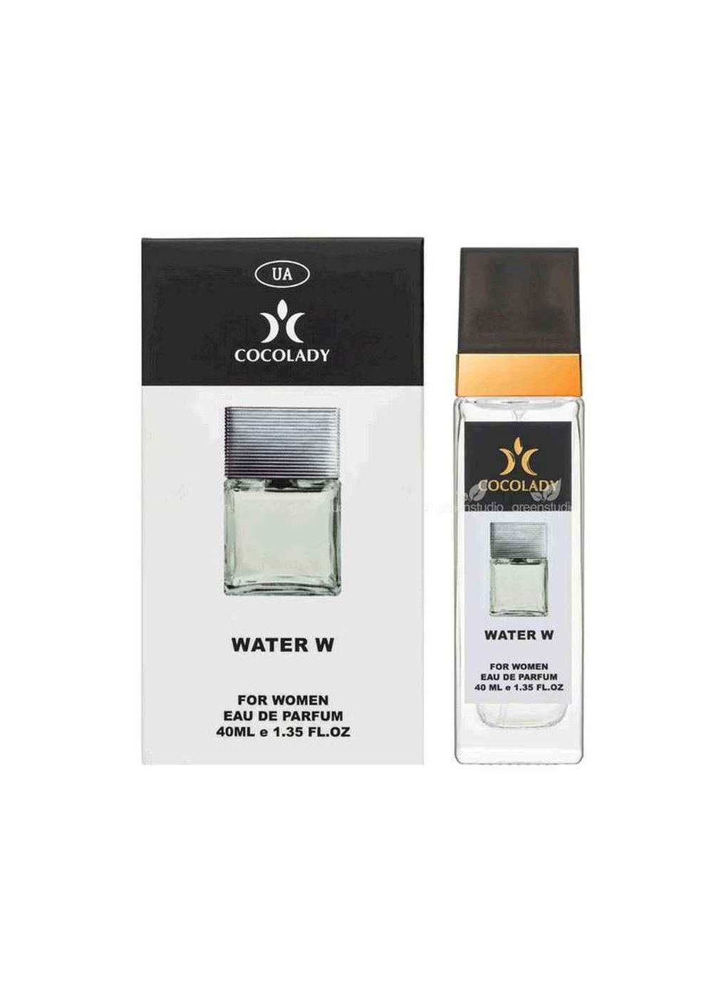 Парфюмерная вода для женщин 40мл "WATER W" аромат GIAN MARCO VENTURI WOMAN Cocolady (362716778)