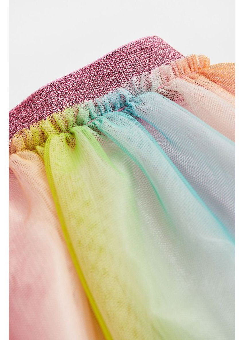 Разноцветная повседневный градиентной расцветки юбка H&M