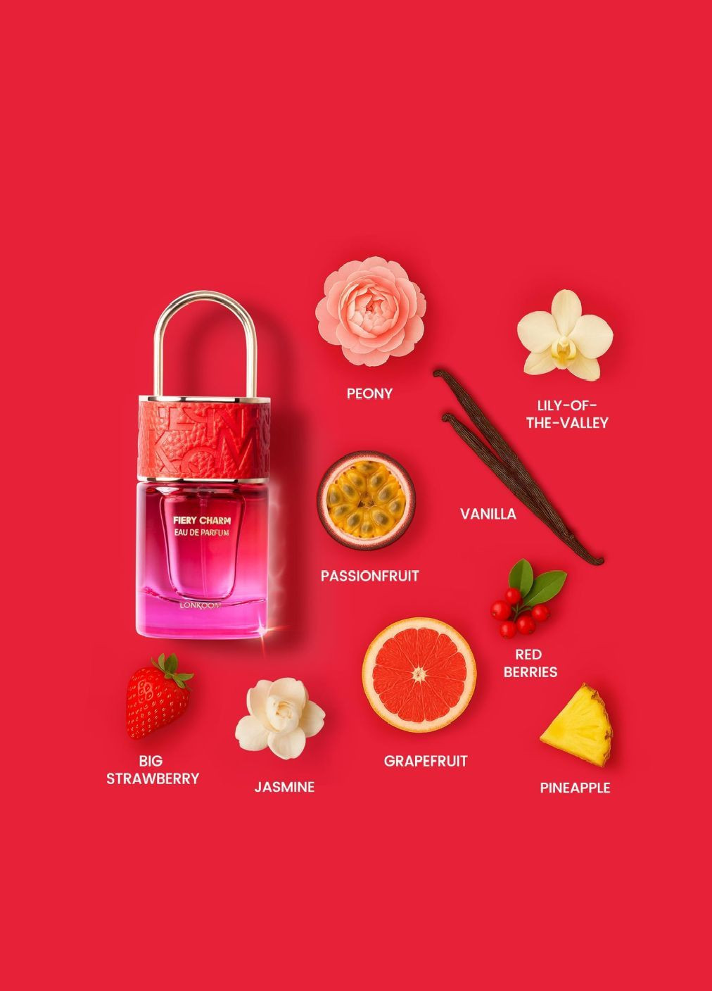 Парфуми жіночі Lonkoom Fiery Charm No Brand (370777373)