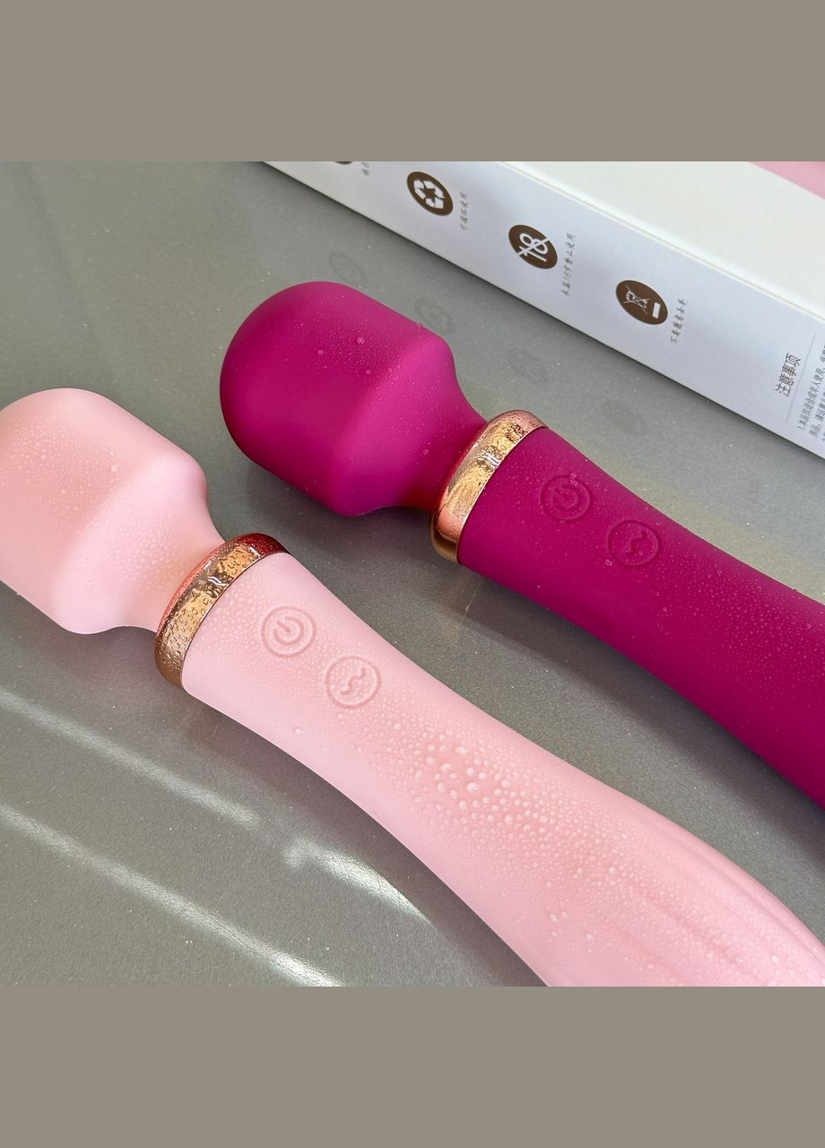 ПРЕМІУМ Вібратор мікрофон з підігрівом, двосторонній жіночий вібратор для сексу. Потужний стимулятор No Brand (302002142)