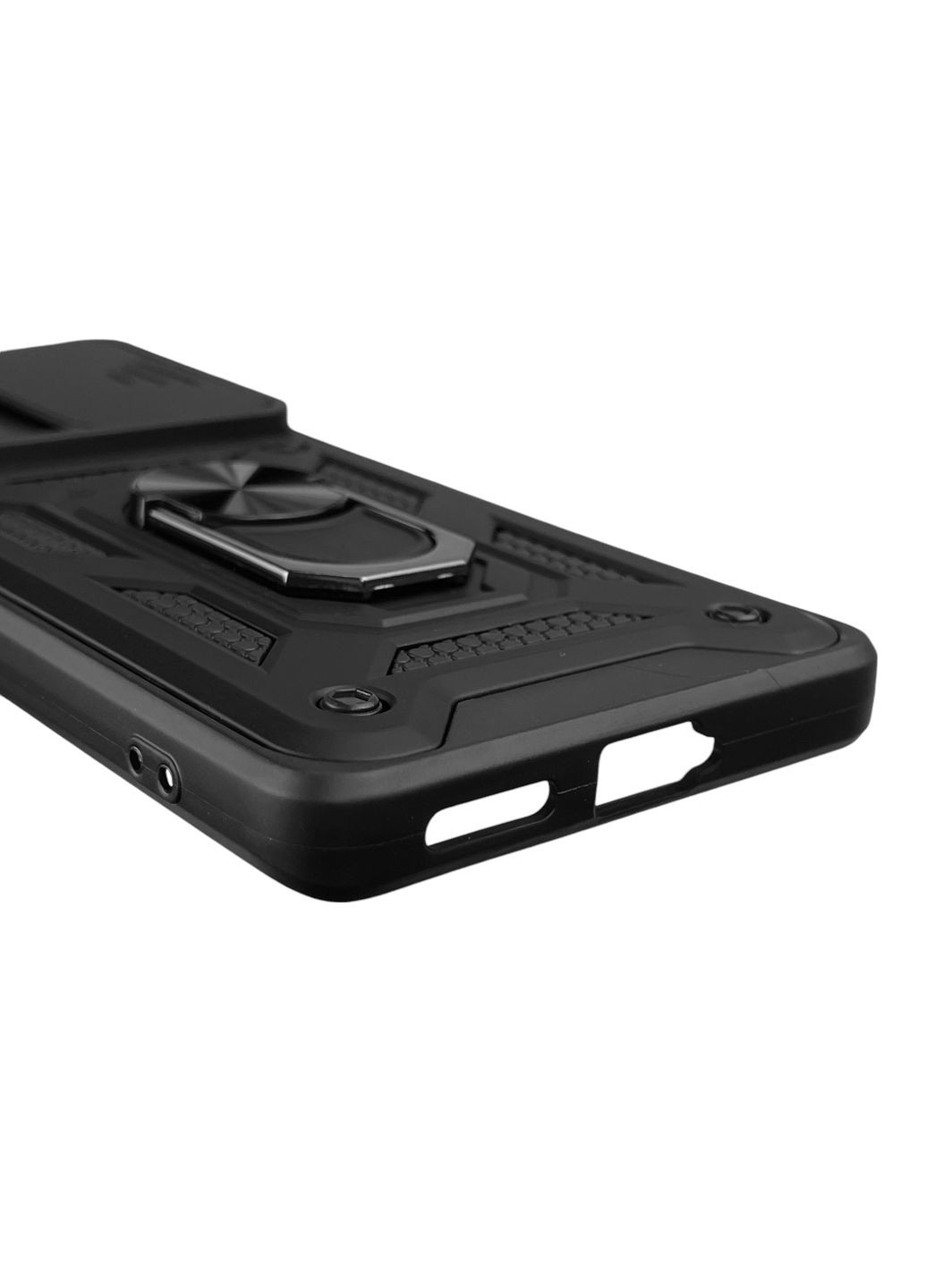 Чехол для G85 бронированный с кольцом-держателем со шторкой на моторола г85 чёрный rg1 Motorola (366023099)