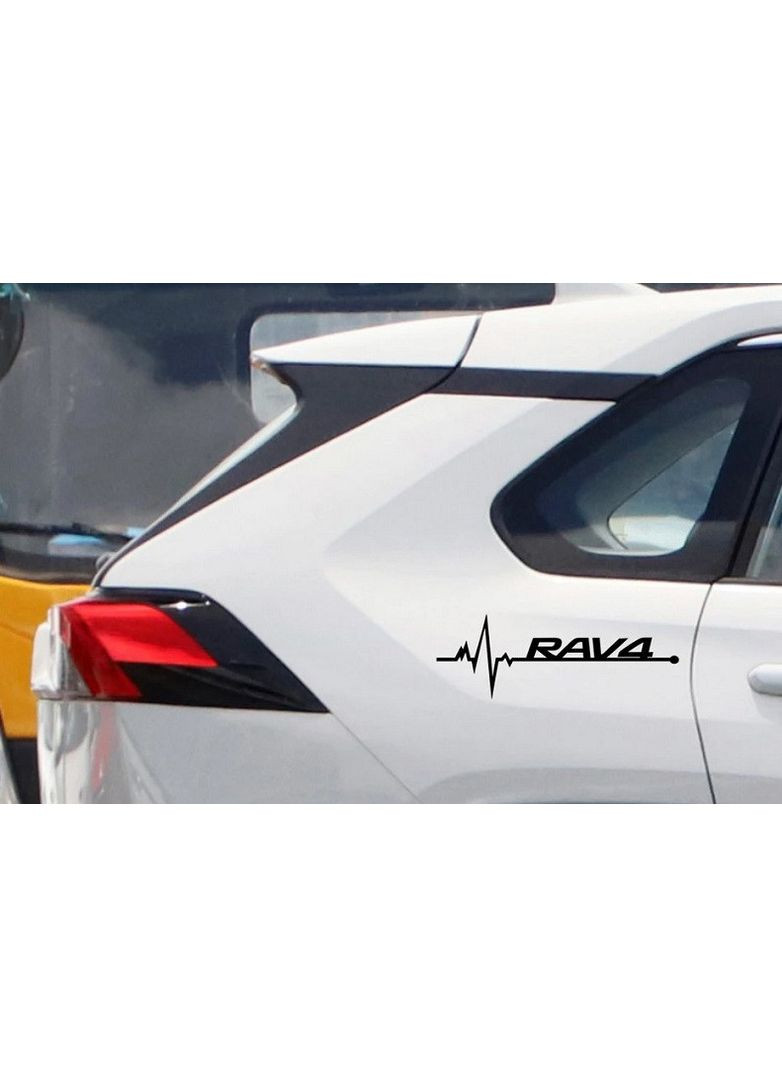 Наклейки на авто 3D TUNING STUDIO Рав4 200х75мм=2штуки No Brand (362499826)