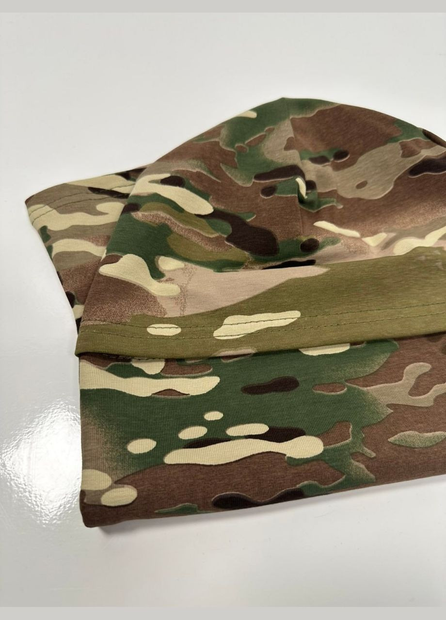 Clefers балаклава трикотажная (бт м кулир) m-l мультикам (5024604) комбинированный хлопок производство -