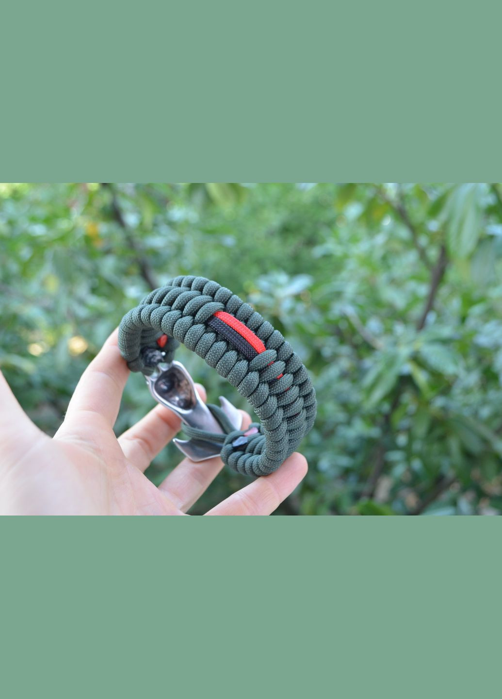 Браслет із паракорду Патріот з Молотом Левом і прапором Плетіння Трилобіт під замовлення + брелок у подарунок No Brand (341738994)