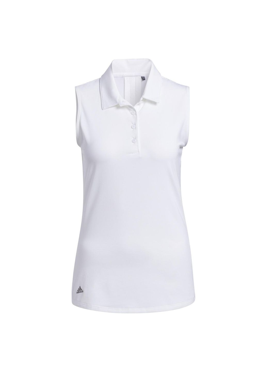Белая летняя футболка поло без рукавов adidas Ultimate 365 Golf