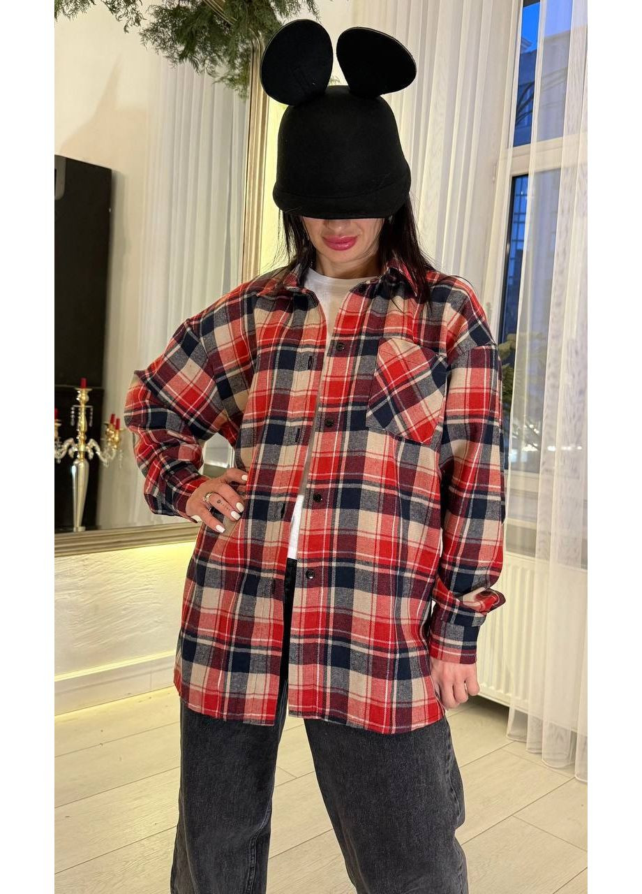 Жіноча фланелева сорочка з турецької тканини — стиль, затишок і тепло кожного дня ❤️ ЗАМІРИ В ОПИСІ Vione (367076076)