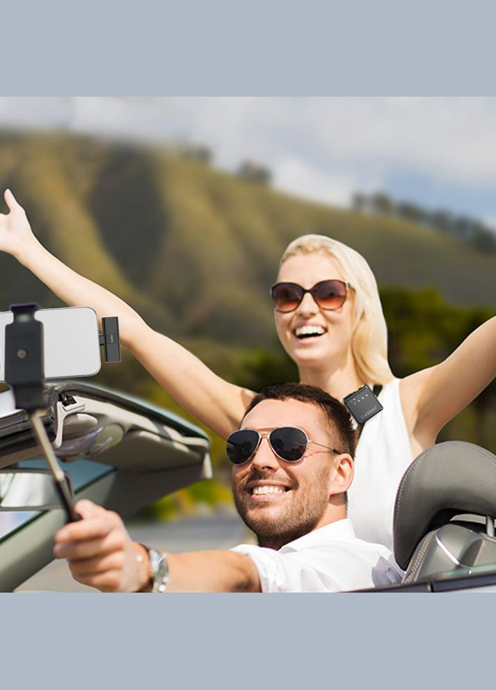 Бездротовий петличний мікрофон ET-MC10C з USB Type-C Earldom (337114264)