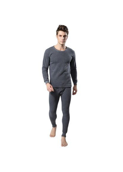 Термобілизна чоловіча DANXRUHA L з функцією підігрівання темно-сіра No Brand (313583324)