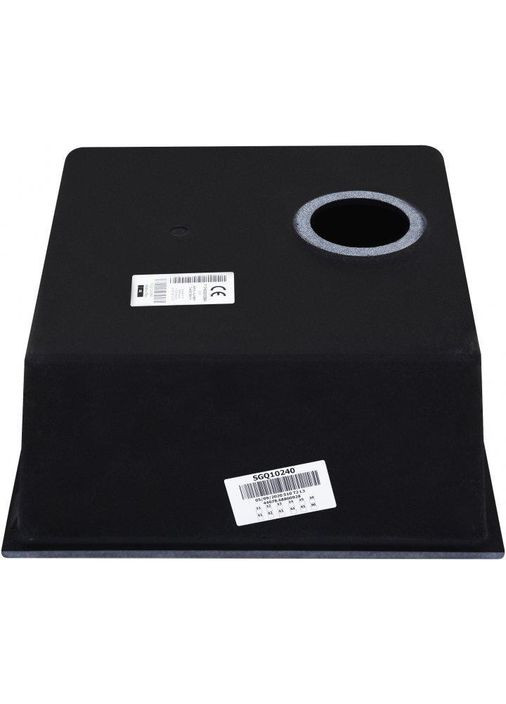 Кухонне миття Q 102 UNDER TOP nero 40 ELLECI (314863816)