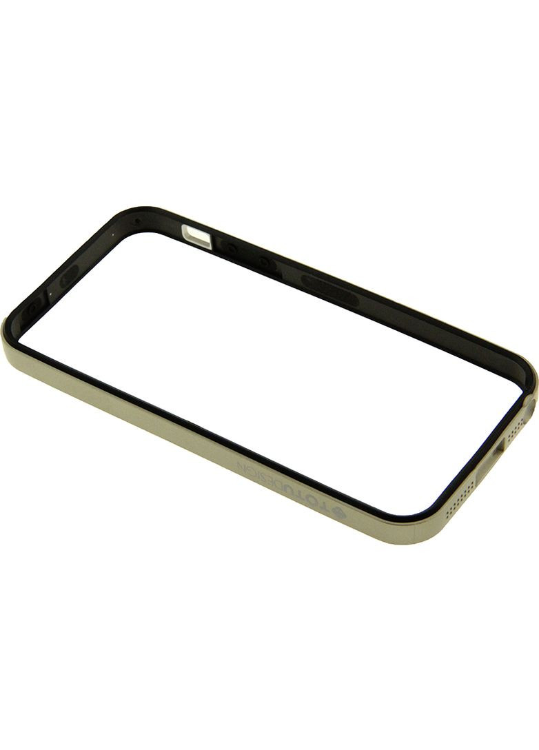Бампер Evque Bumper для iPhone 5/5S Black/Golden Totu (301783201)