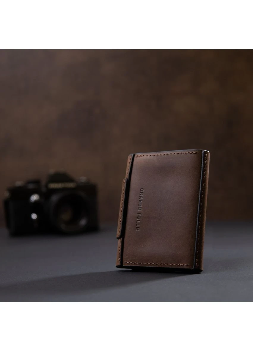 Мужская кожаная визитница 11362 Grande Pelle (390054727)