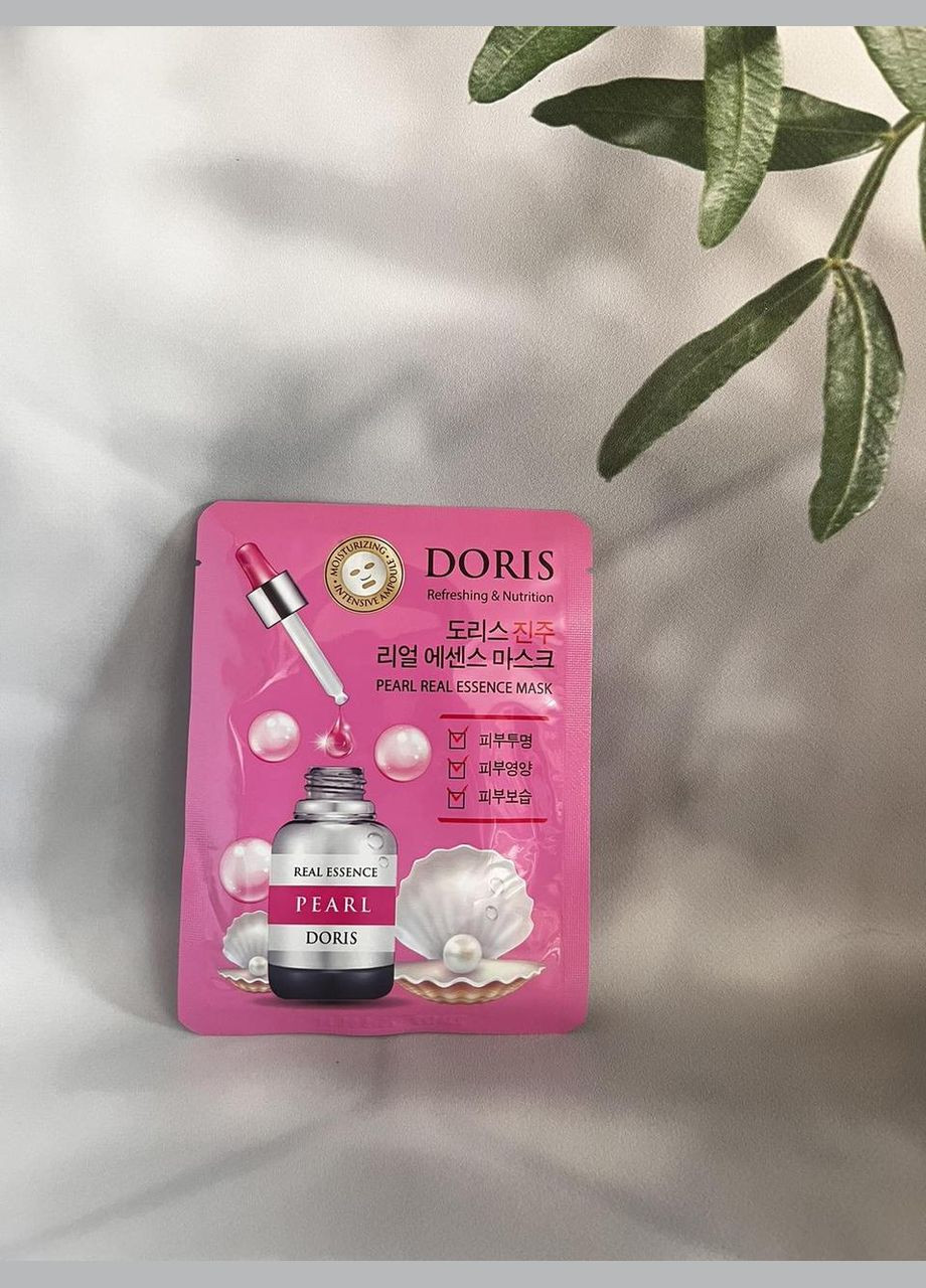 Ампульна маска з екстрактом перлів pearl real essence mask Doris (347242417)