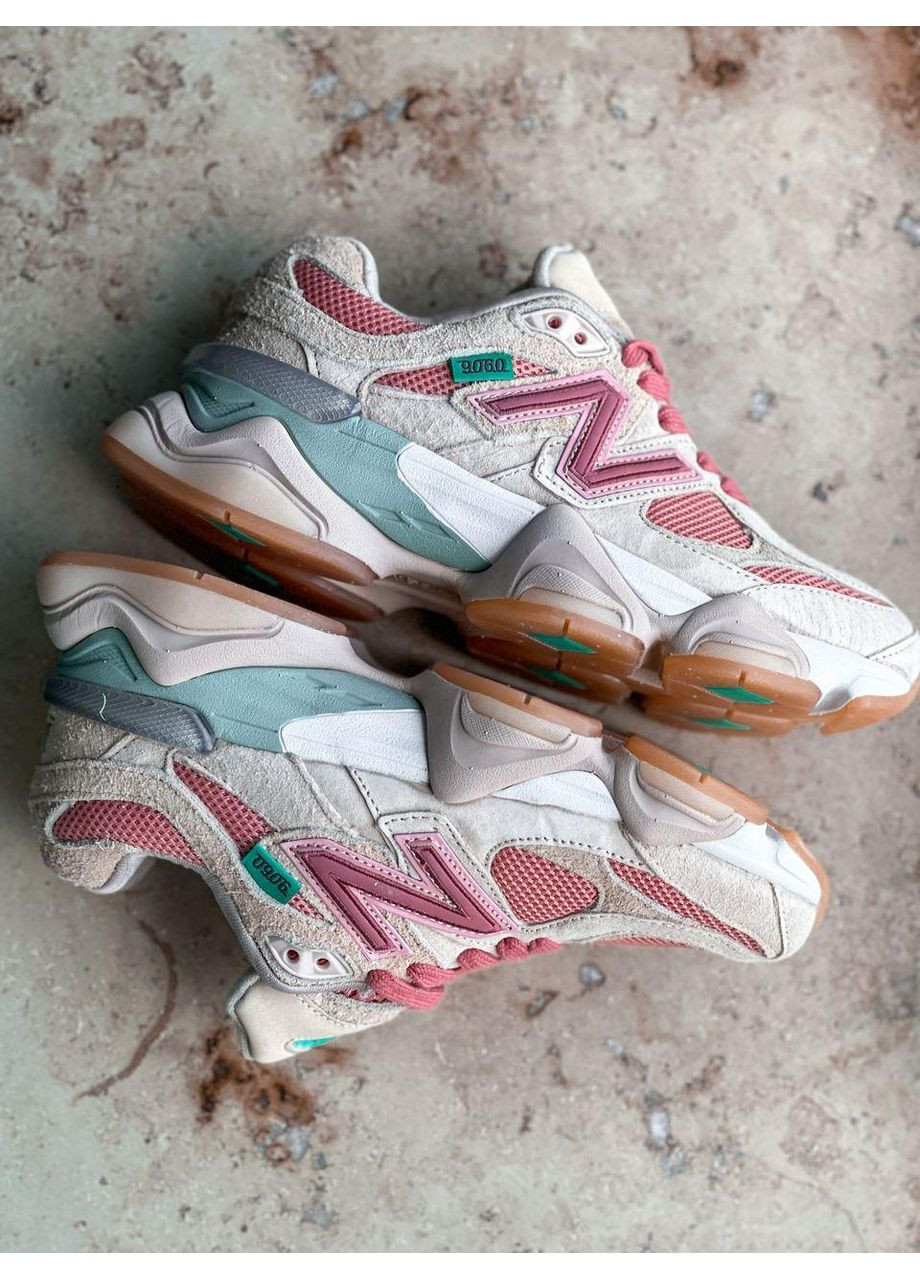 КРОСІВКИ ЖІНОЧІ NEW BALANCE 9060 JOE FRESHGOODS INSIDE VOICES PENNY COOKIE PINK НЬЮ БЕЛАНС 9060 No Brand рожеві демісезони (368870060)
