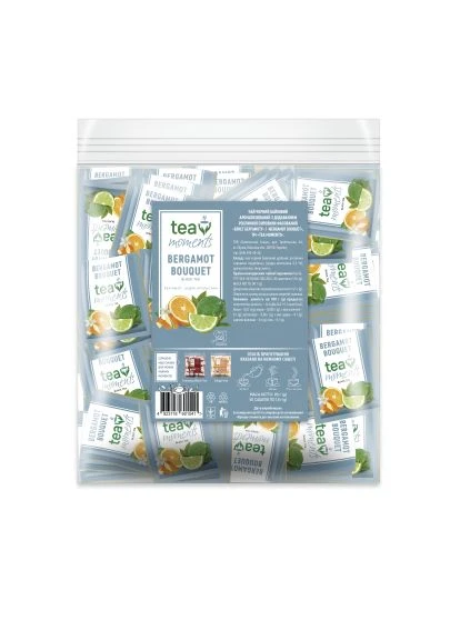 Чай Bergamot Bouquet чорний 50х1.8 г (tm.01541) Tea Moments Bergamot Bouquet чорний 50х1.8 г (401794188)