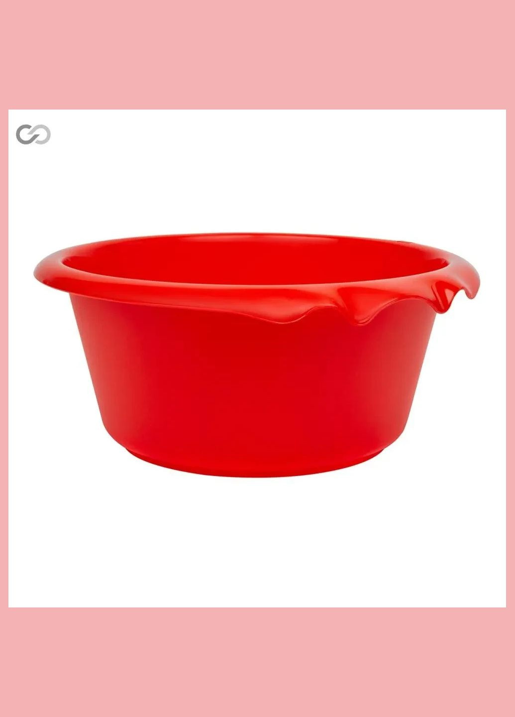 Таз круглый 16 л, пластиковый таз 16 литров, таз для дома ТП-016 SoloPlast (341538695)