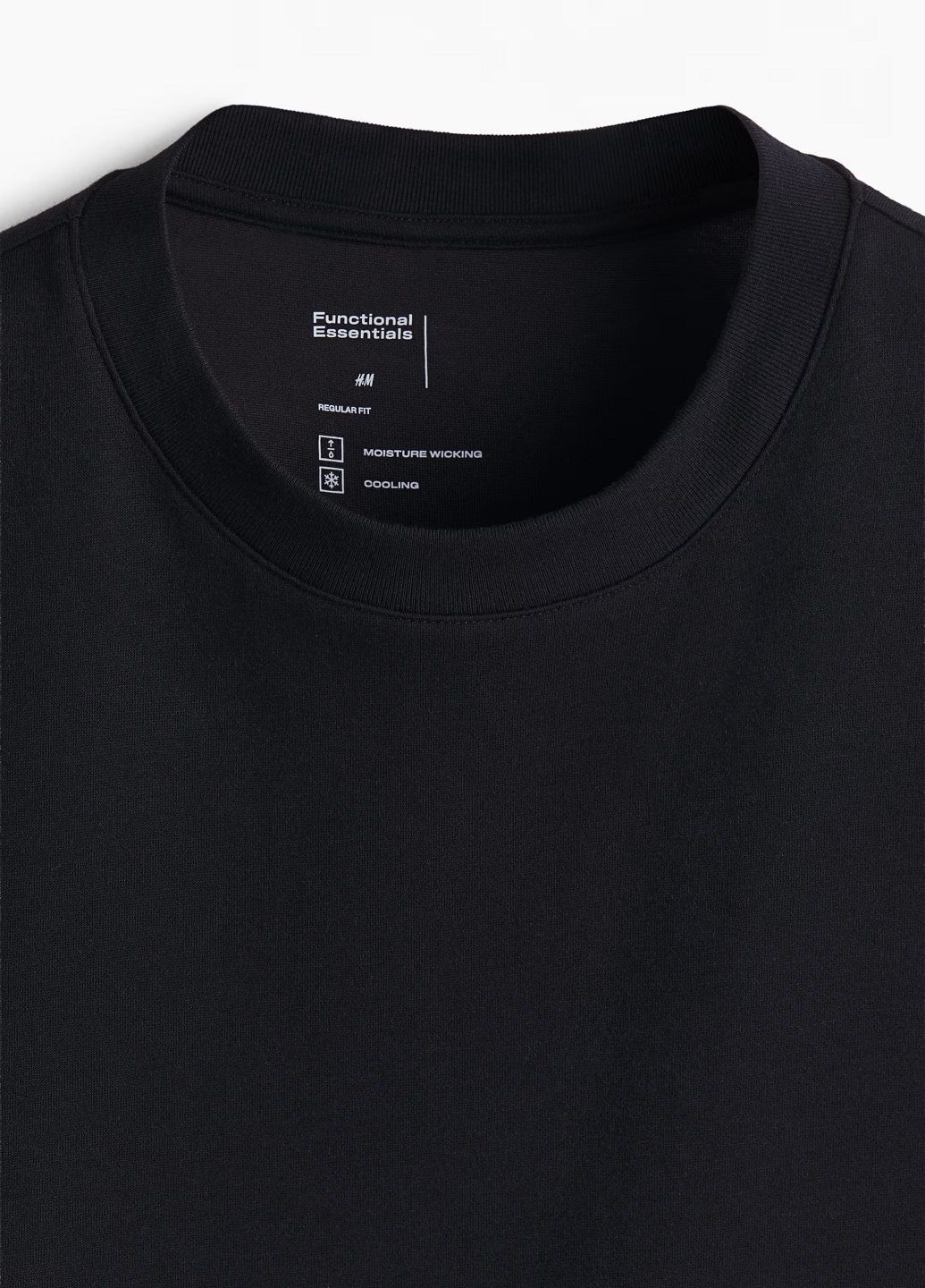 Чорна футболка H&M