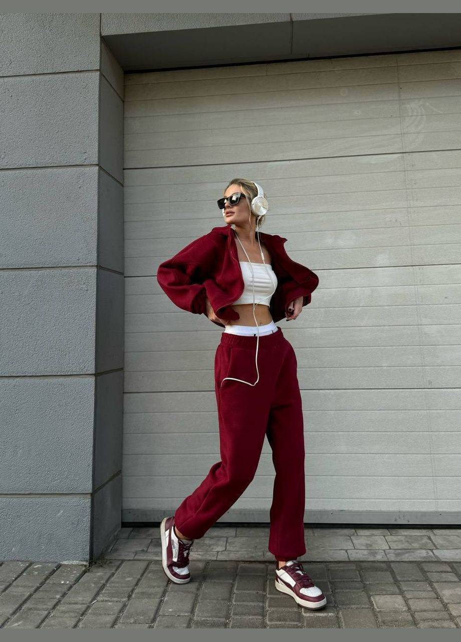 Теплый костюм двухсторонний турецкий флис No Brand Флісовий костюм (314765282)