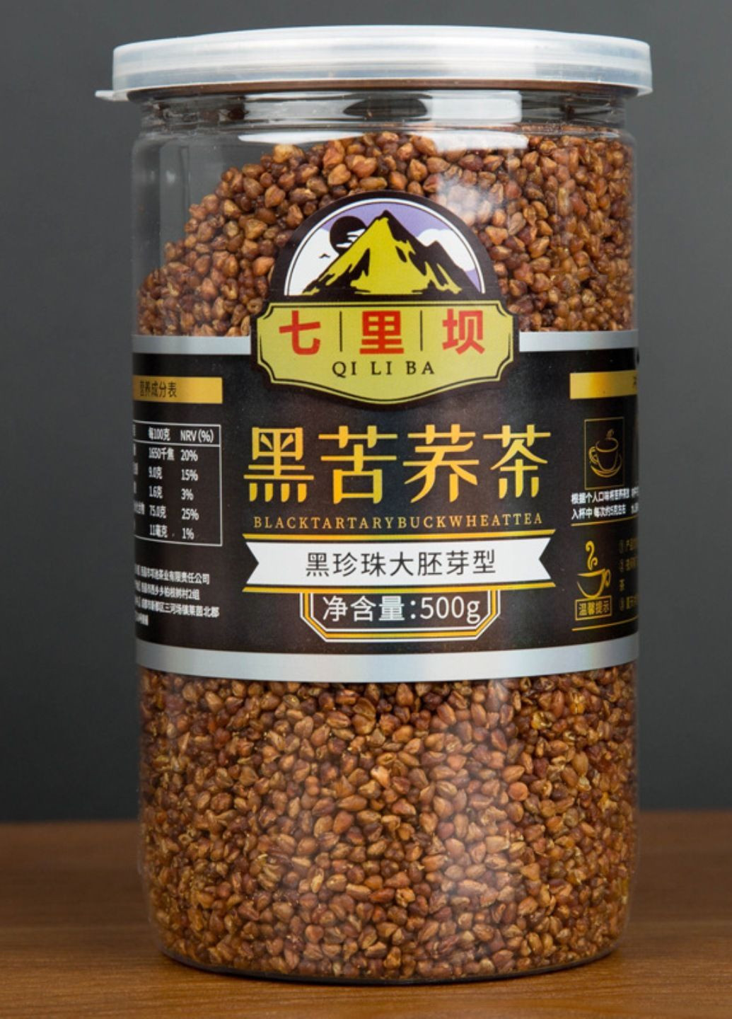 Гречаний чай КуЦяо Qi Li Ba 500 г банка No Brand (369503190)