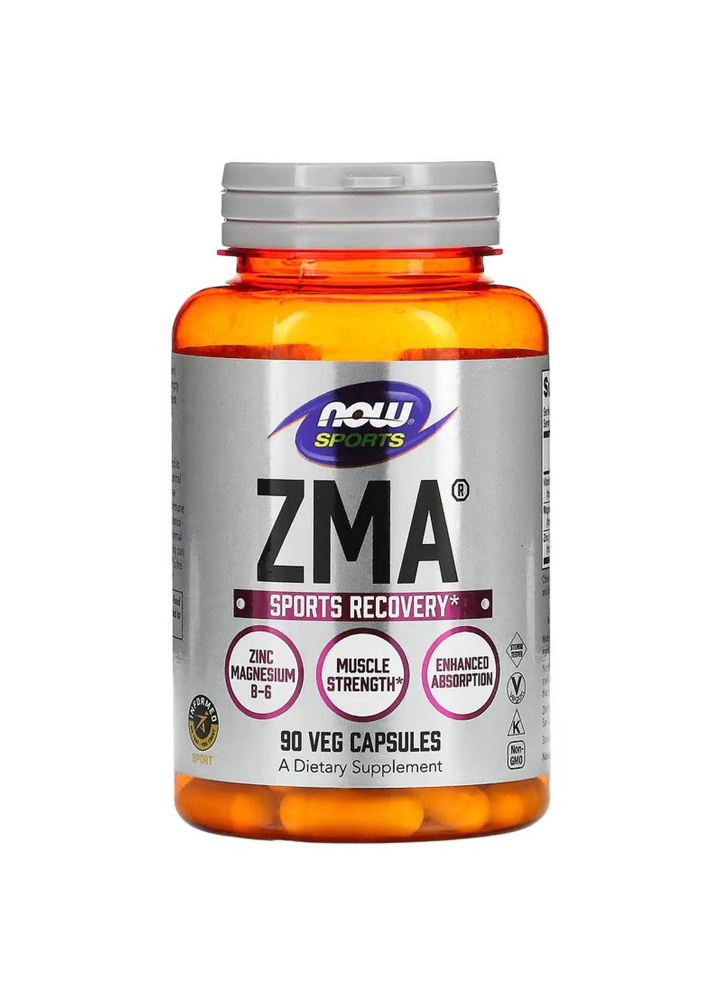 Комплекс для восстановления после занятий спортом ZMA® – 90 вег.капсул Now Foods (296756796)