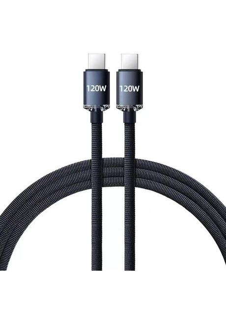 Кабель PD Type-C до Type-C 120W 6A 2 м швидкого заряджання та передачі даних ( код: Type-C2m120WS ) Digital (325449294)