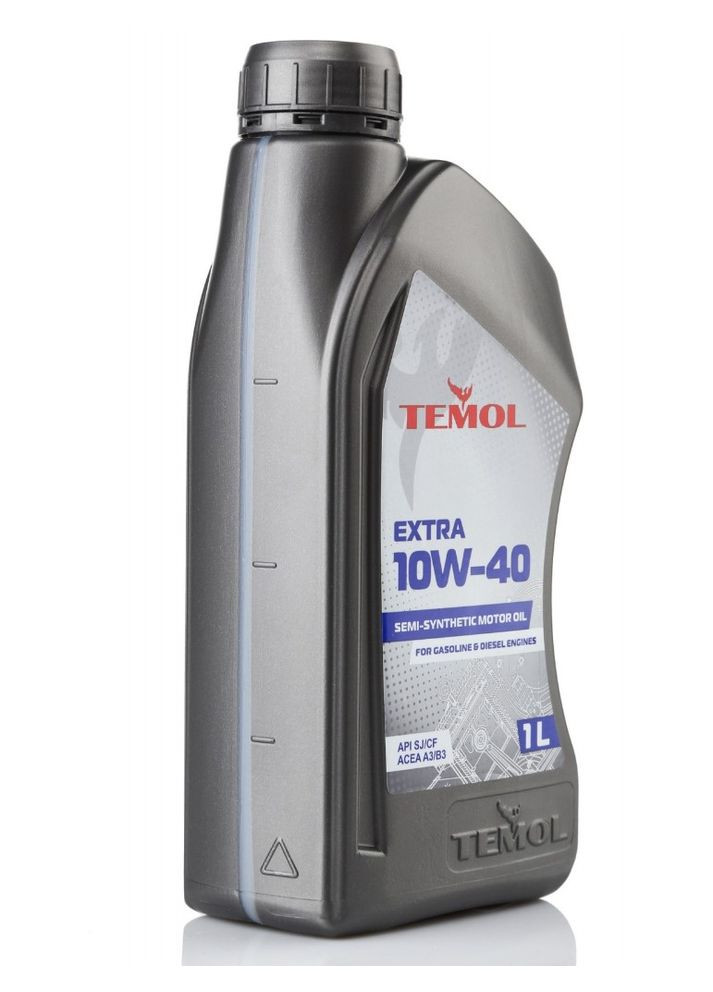 Моторное масло EXTRA (1 л, 10W-40) полусинтетическое для бензиновых двигателей (41084) TEMOL (294335730)