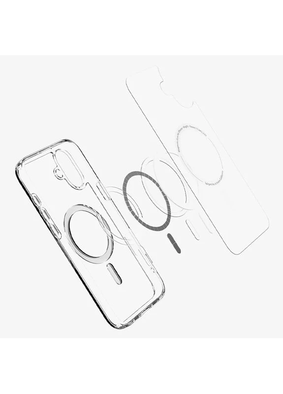 Чохол Ultra Hybrid (MagFit) для Apple iPhone 16 Прозорий Spigen (383099343)