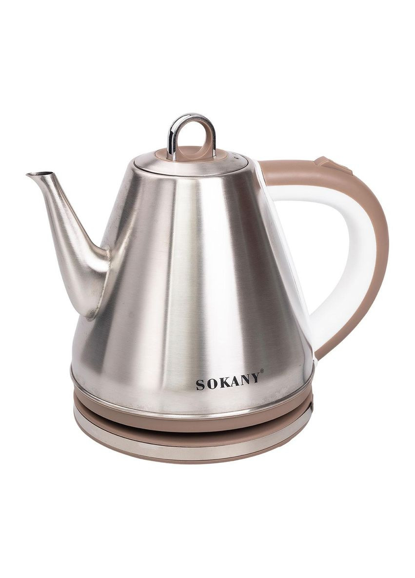 Чайник электрический 1.5 л электрочайник дисковый 1100 Вт Sokany (370974569)