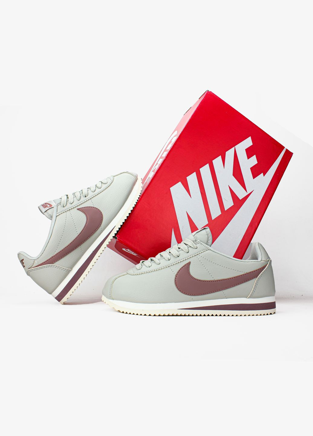 Кроссовки женские Nike Cortez Beige | Найк Кортез бежевые No Brand бежевые демисезоны (346425930)