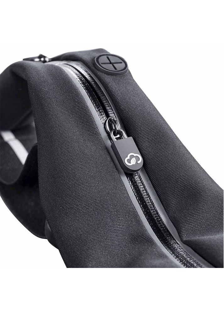 Спортивная сумка-пояс для бега Sports Waist bag Black (YMWP-N301) YUNMAI (329996071)