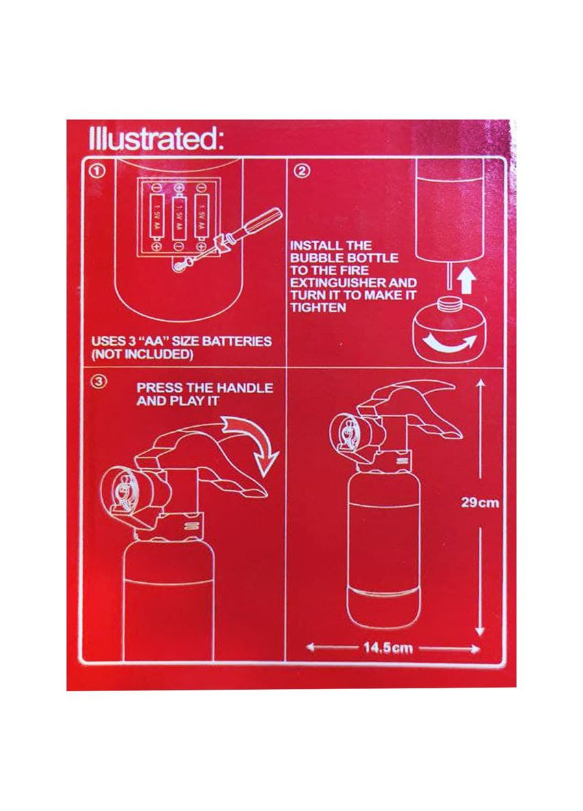 Генератор мильних бульбашок "Вогнегасник" MIC (327214695)