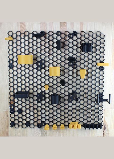 Настенный органайзер/пегборд. Настенное хранение для мастерской/гаража/офиса/дома. Большой No Brand (342123497)