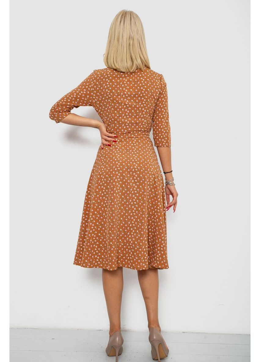 Коричнева сукня софт з принтом Sport Line