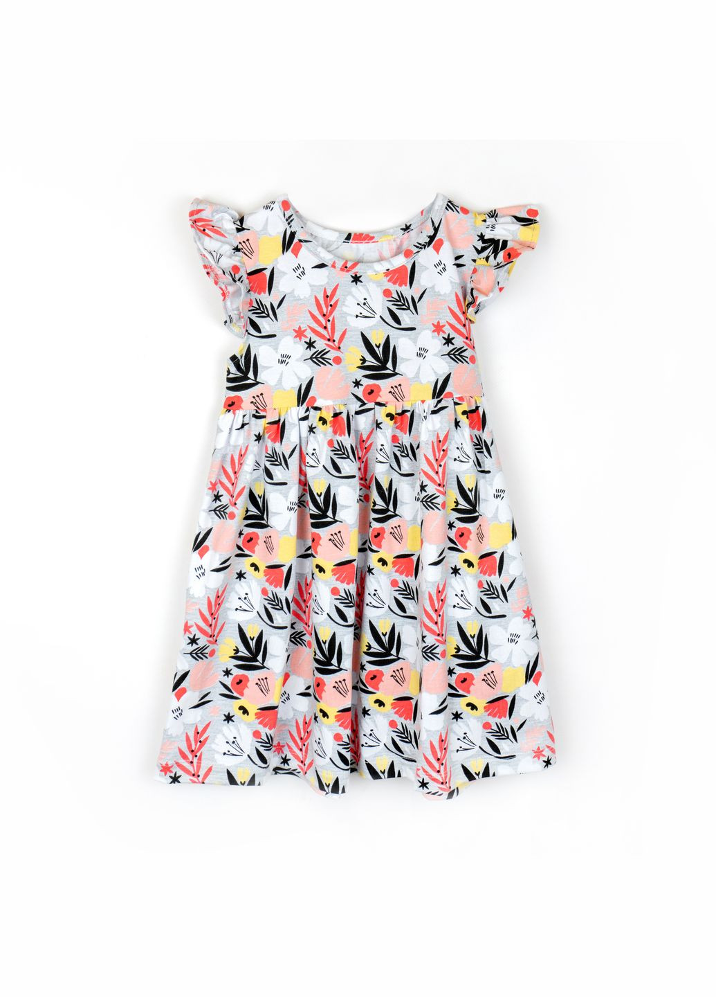 Комбинированное платье для девочки dexter`s в цветочки flowers разноцветный dexter's (332889260)