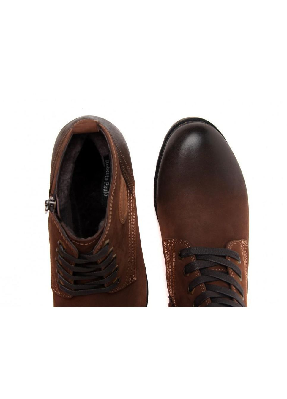 Коричневые ботинки 7134635 цвет коричневый Roberto Paulo