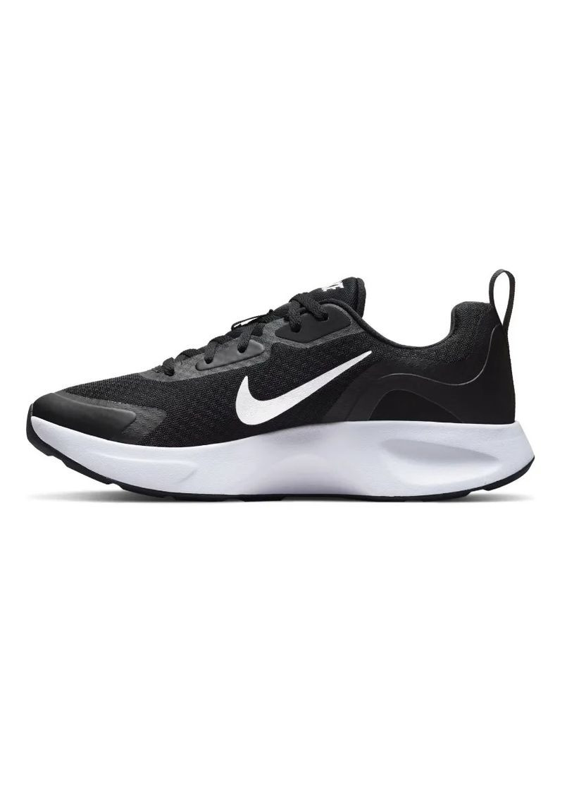 Чорні всесезон кросівки kids wearallday. black/white р. 3.5/35.5/23.4см Nike