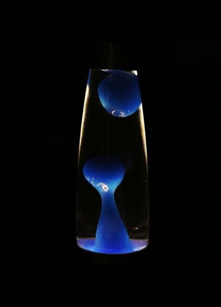 Ночник светильник Лава лампа с воском LAVA LAMP 41см от 220В Синий No Brand (315501360)