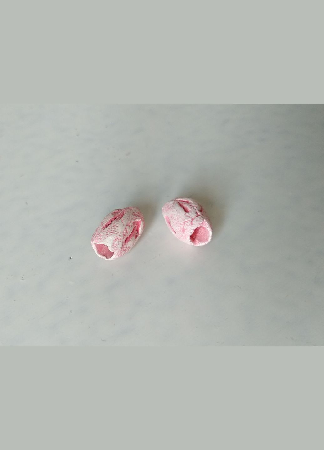 Керамические бусины ручной работы "Фантазийные узоры №17" (розовые) 2шт. Коти&Ангели (301532964)