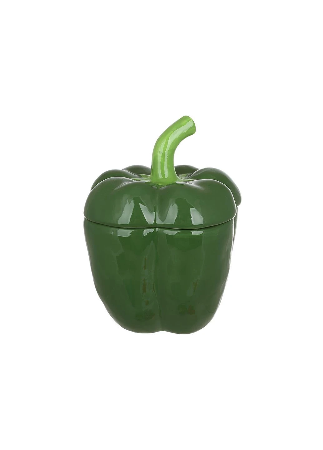 Керамическая емкость 13*13*17.2см, 700мл Зеленый перец Home Decor (382703457)