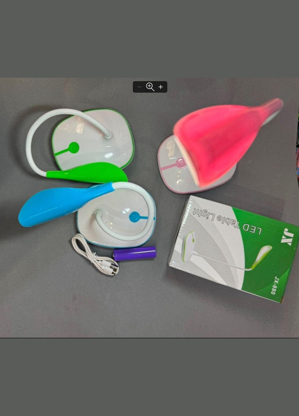 Аккумуляторная настольная лампа для школьника от USB JX-880 Детская 1200 мАч Зеленый Touch (306447780)