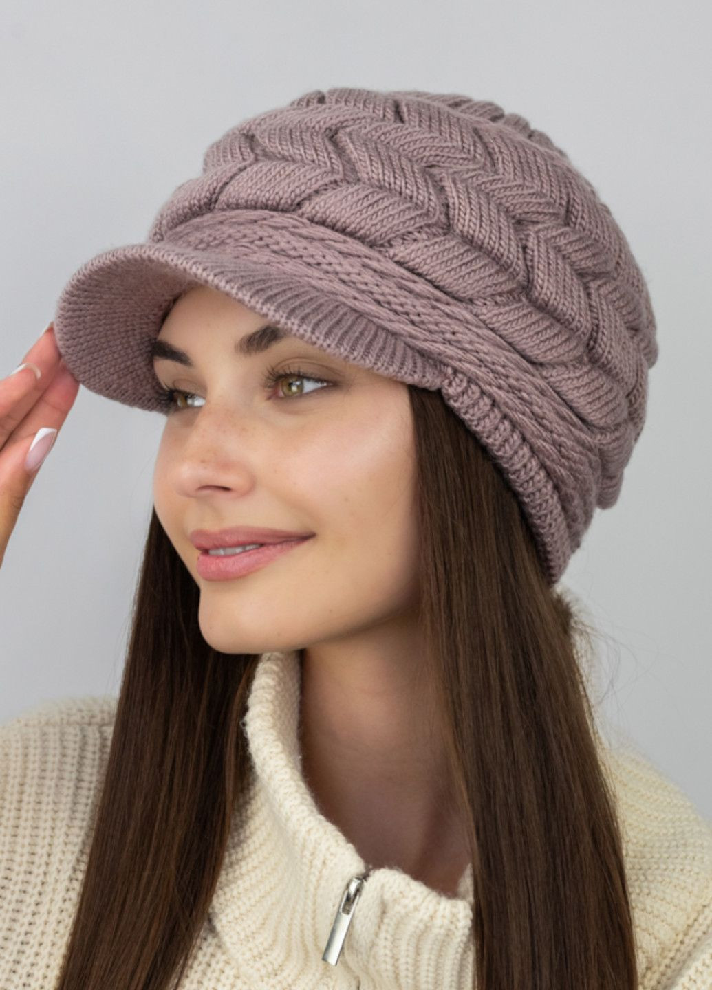 Шапка "Клариса" вязаная Braxton (362670032)