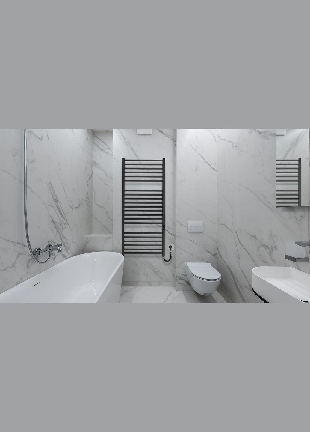 Полотенцесушитель электрический Derby, 1170х530х80мм, таймеррегулятор, сталь, Hygge Family (316391312)