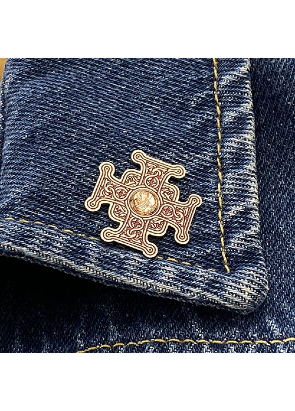 Значок Емблема, Православна церква України (6139) Dobroznak (365246443)