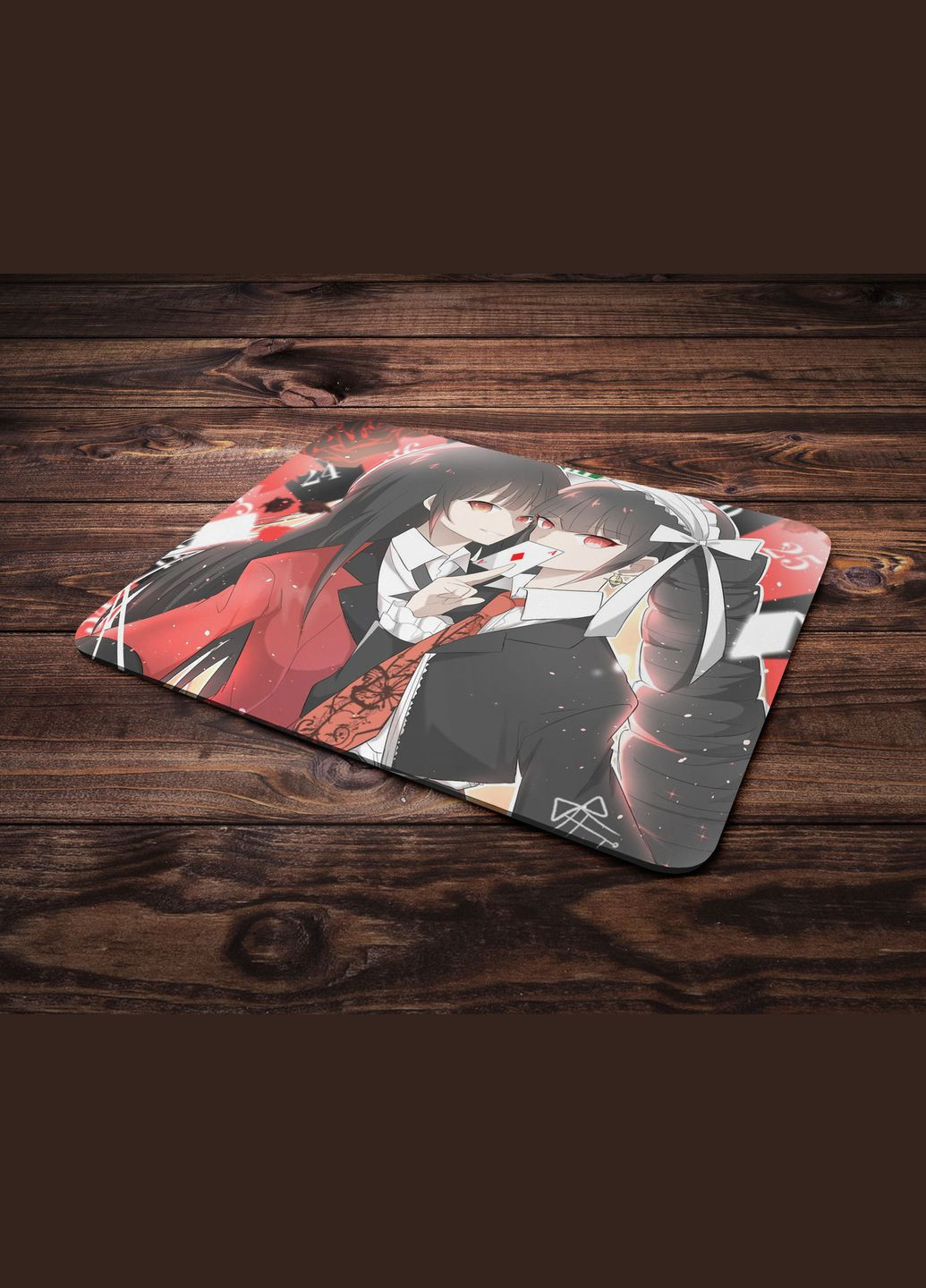 Коврик під мишку з принтом Шалений азарт Kakegurui-4, 24х20 см No Brand 1 (324077742)