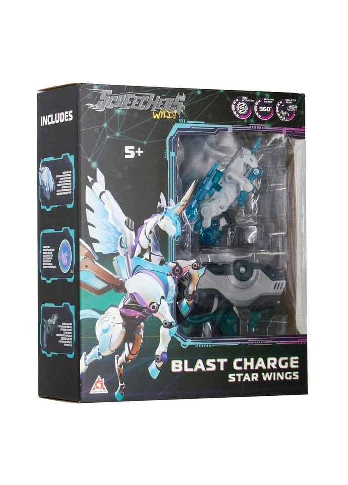 Дитячий ігровий набір S5 L1 СТАР ВІНГС EU686113 запускач-бластер, машинка-трансформер Screechers Wild! (316269170)