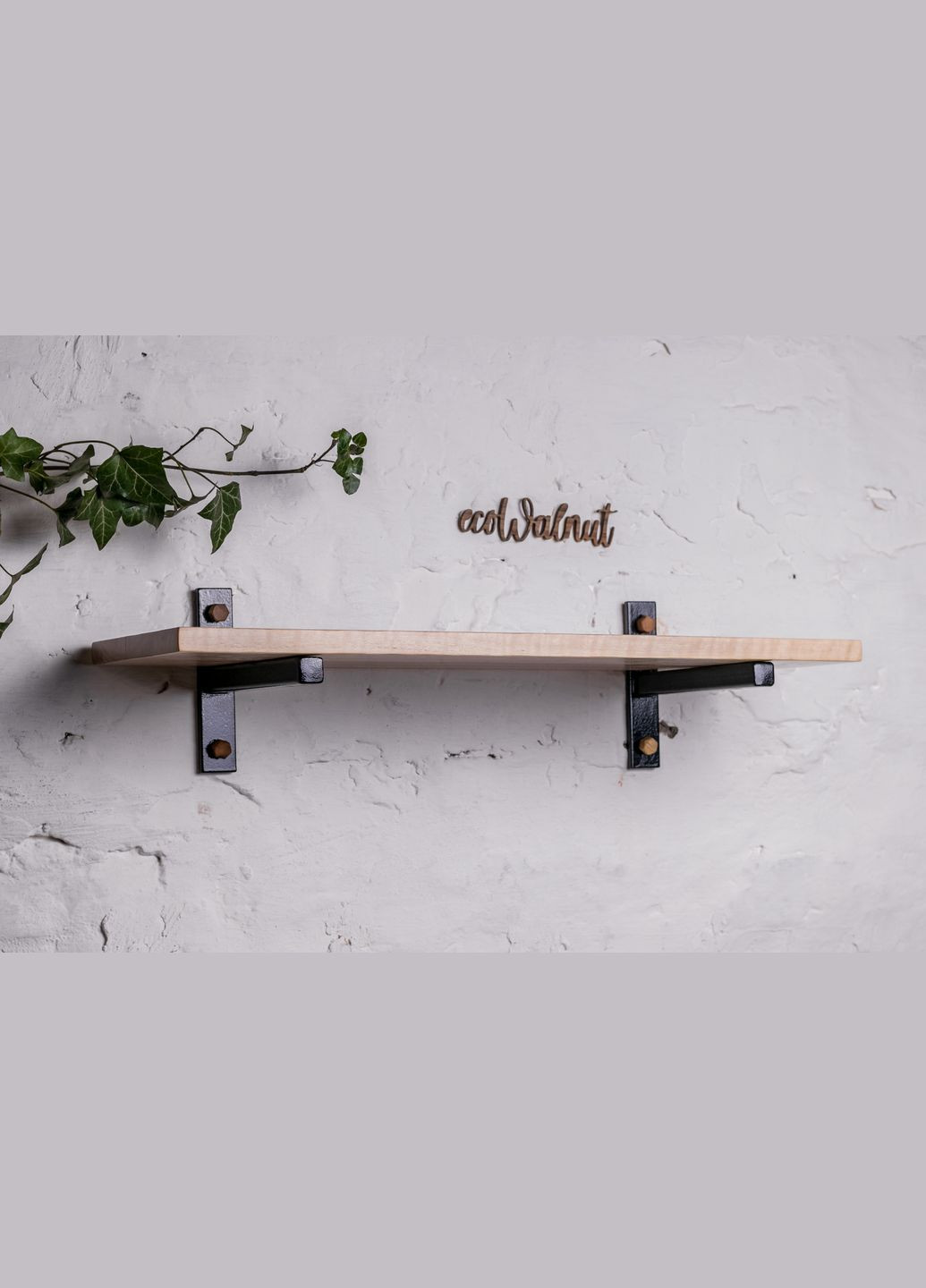 Полка из дерева ореха Настенная полочка EcoWalnut (294945117)