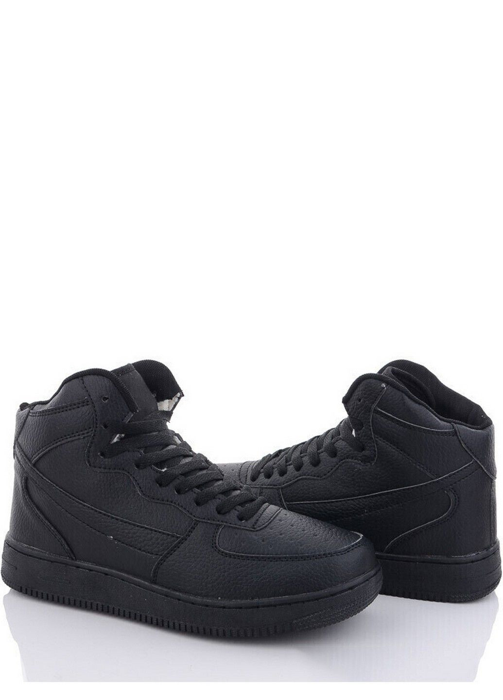 Черные осенние зимние ботинки на овчине a7701-2-2 Navigator