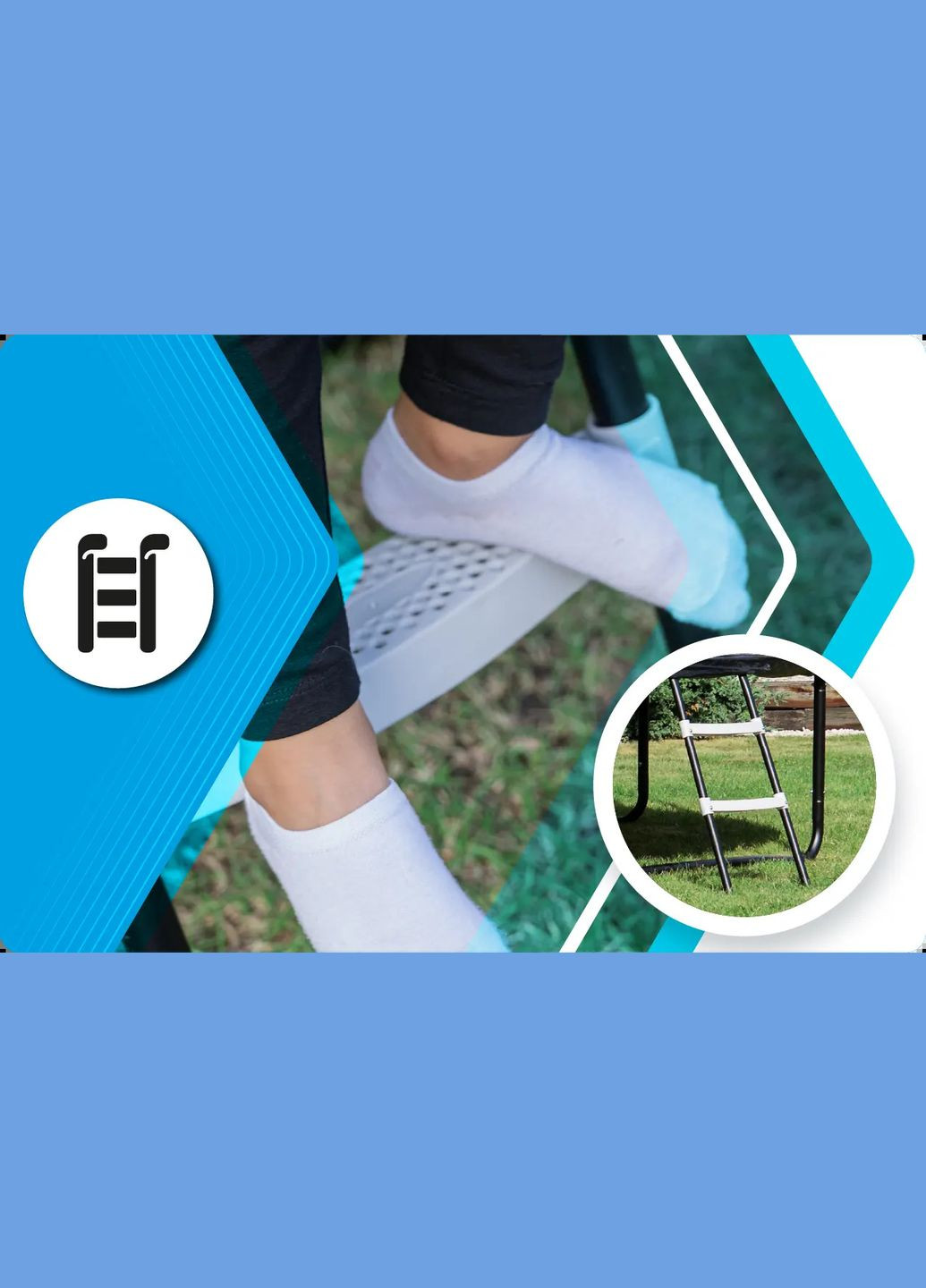 Батут INSIDE ELITE з внутрішньою сіткою 14 футів 427 см Thunder (342329638)